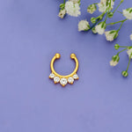 Dewdrop Bloom 925 Silver Septum Earring