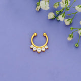Dewdrop Bloom 925 Silver Septum Earring