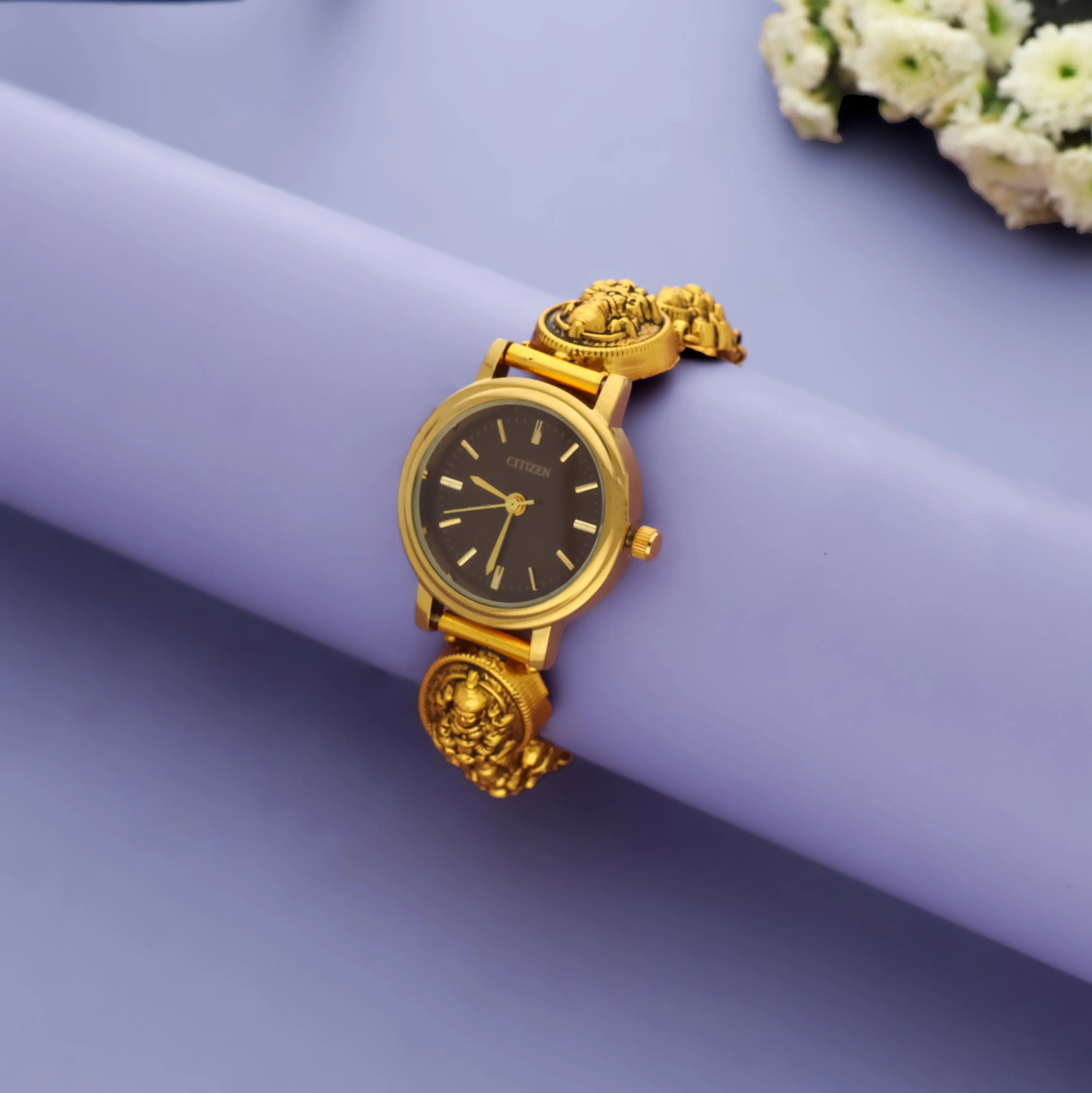 Divine Lakshmi 925 Silver Temple Watch