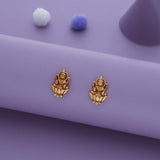 Divini Mahalakshmi Gold Polish 925 Silver Kid Earring