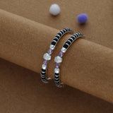 Dual Bead 925 Silver Kid Bangles(0-1 Yrs)