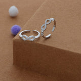 Einfinity Knot 925 Silver Toering