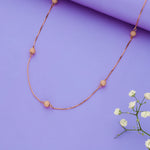 Elegant Bead 925 Sterling Silver Chain Necklace