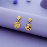 Flora Dangles 925 Silver Drop Earrings
