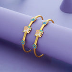 Floral Unicorn Kids Adjustable Bangles Silver