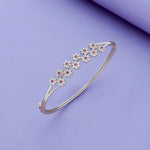 Floral Royale 925 Silver Kid Bangle