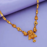 Ganesha Temple 925 Sterling Silver Necklace.