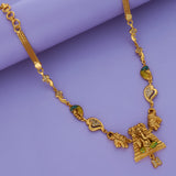 Ganeshaya Divine 925 Gold Polish Silver Necklace