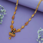 Goddess Durga 925 Silver Temple Necklace