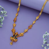 Goddess Durga 925 Silver Temple Necklace
