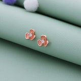 Hearty Charm Flower 925 Silver Stud Earring