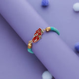 Speed Racer Car 925 Silver Kids Rakhi