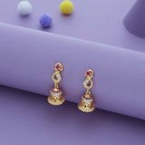 Kalyani Floral Gold Polish 925 Silver Traditional Kid Earring