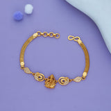 Lakshmi Glory 925 Gold Polish Silver Bracelet