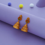 Lakshmi Gold Plated 925 Silver Jhumkas