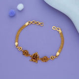 Lakshmi Vaibhavam 925 Gold Polish Silver Bracelet
