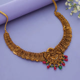 Lakshmi Kasu Mala 925 Silver Traditional Necklace