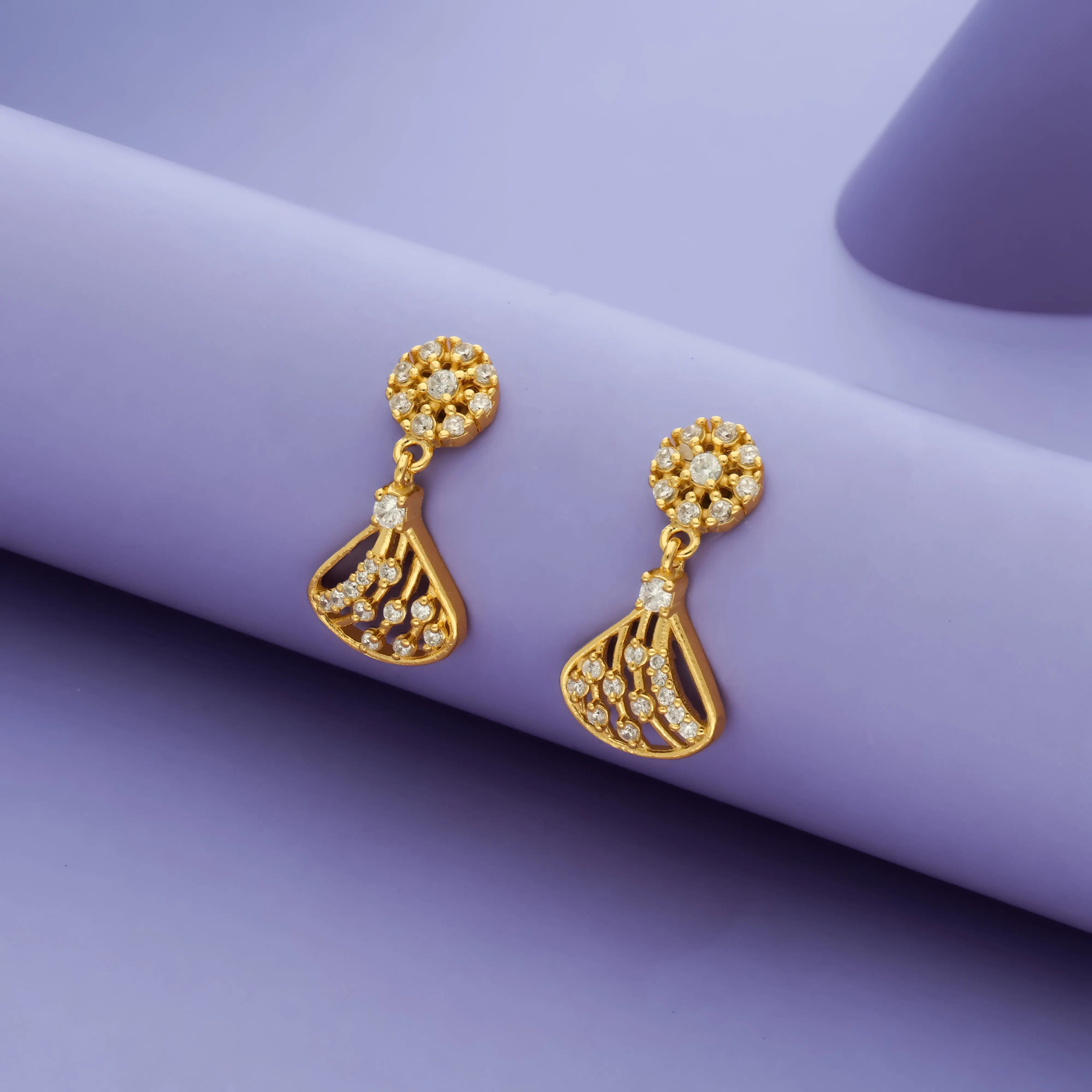Lily Drip 925 Silver Drop Earrings