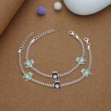 Little Angel Charm 925 Silver Kid Anklet (3-5 Yrs)