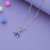 Little Blue Racer 925 Silver Kid Pendant (3+ Yrs)