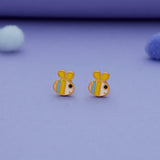 Little Honey Bee 925 Sterling Silver Kids Stud (3+ Yrs)