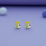Little Honey Bee 925 Sterling Silver Kids Stud (3+ Yrs)