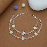 Little Sips Delight 925 Silver Kid Anklet (4-6 Yrs)