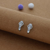 Little Spark 925 Silver J Type Earring