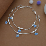 Little Wings Silver Anklet(3-7 yrs)