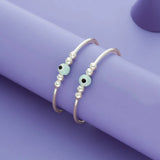 Little Dots 925 Sterling Silver Adjustable Baby Kada Set