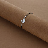 Lovely Swan 925 Thread Silver Bracelet(1-5Yrs)
