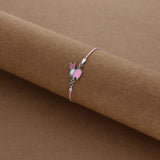 Lucky Rabbit 925 Thread Silver Bracelet(1-5Yrs)
