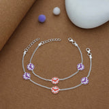 Magical Wings 925 Silver Kid Anklet (3-5 Yrs)