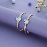 Magical Unicorn Sparkle 925 Silver Kids Bangles (0-5 Yrs)