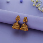 Majestic Elephant Nakshi 925 Silver Traditional Jhumkas