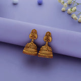 Majestic Elephant Nakshi 925 Silver Traditional Jhumkas