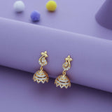 Mango Motif Gold Polish 925 Silver Traditional Kid Earring