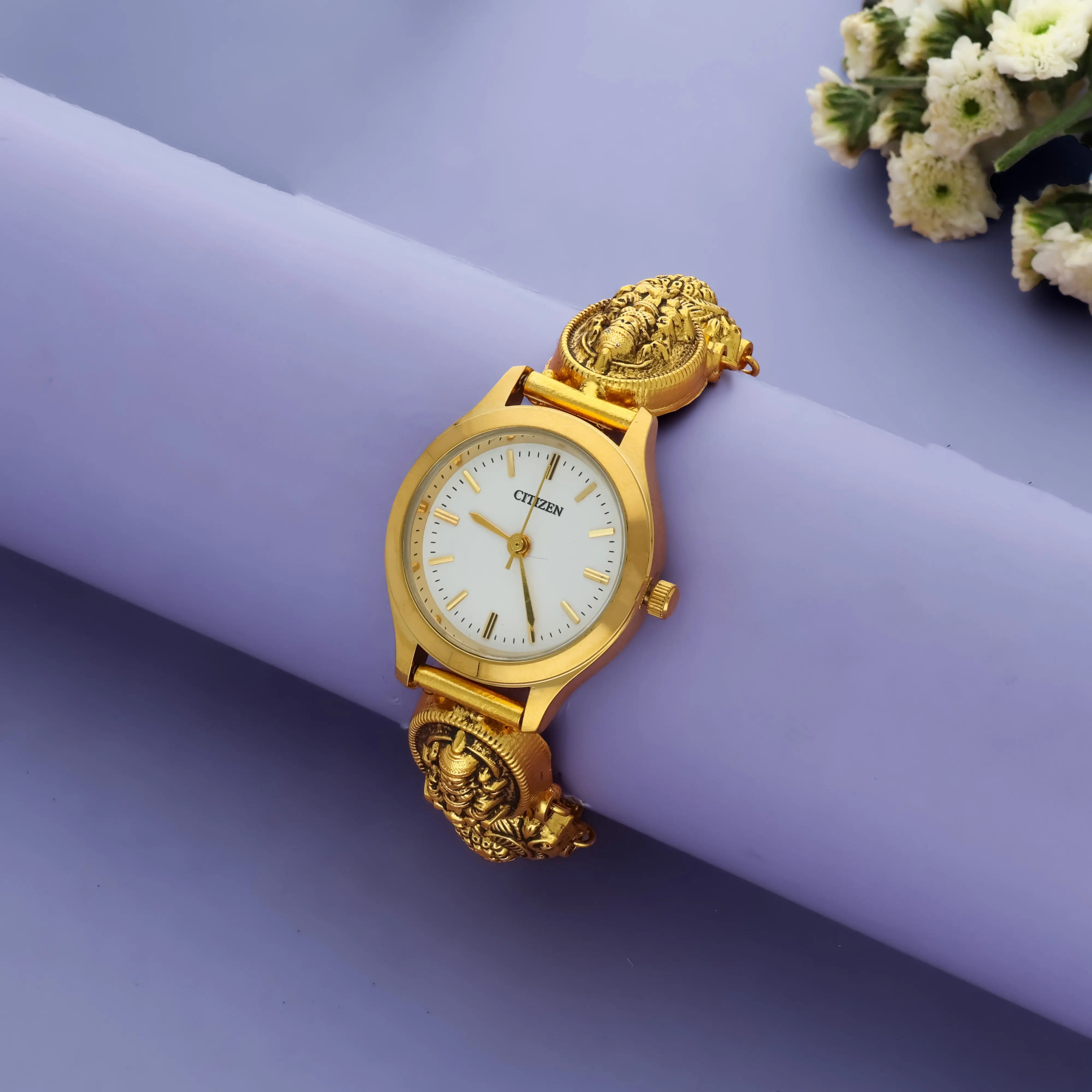 Mayra Lakshmi Antique Matte Silver Watch