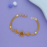 Mayura Lakshmi 925 Gold Polish Silver Bracelet