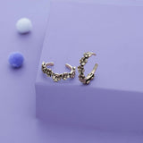 Meadow Bloom Oxidized 925 Silver Toering