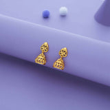 Miraya Glow Gold Polish 925 Silver Traditional Jhumkas