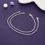 Graceful 925 Silver Kid Anklet (6 Yrs)