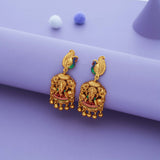 Nilakantha Gold Polish 925 Silver Traditional Jhumka
