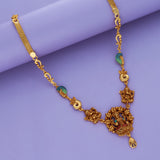 Padma Shobha 925 Gold Polish Silver Necklace