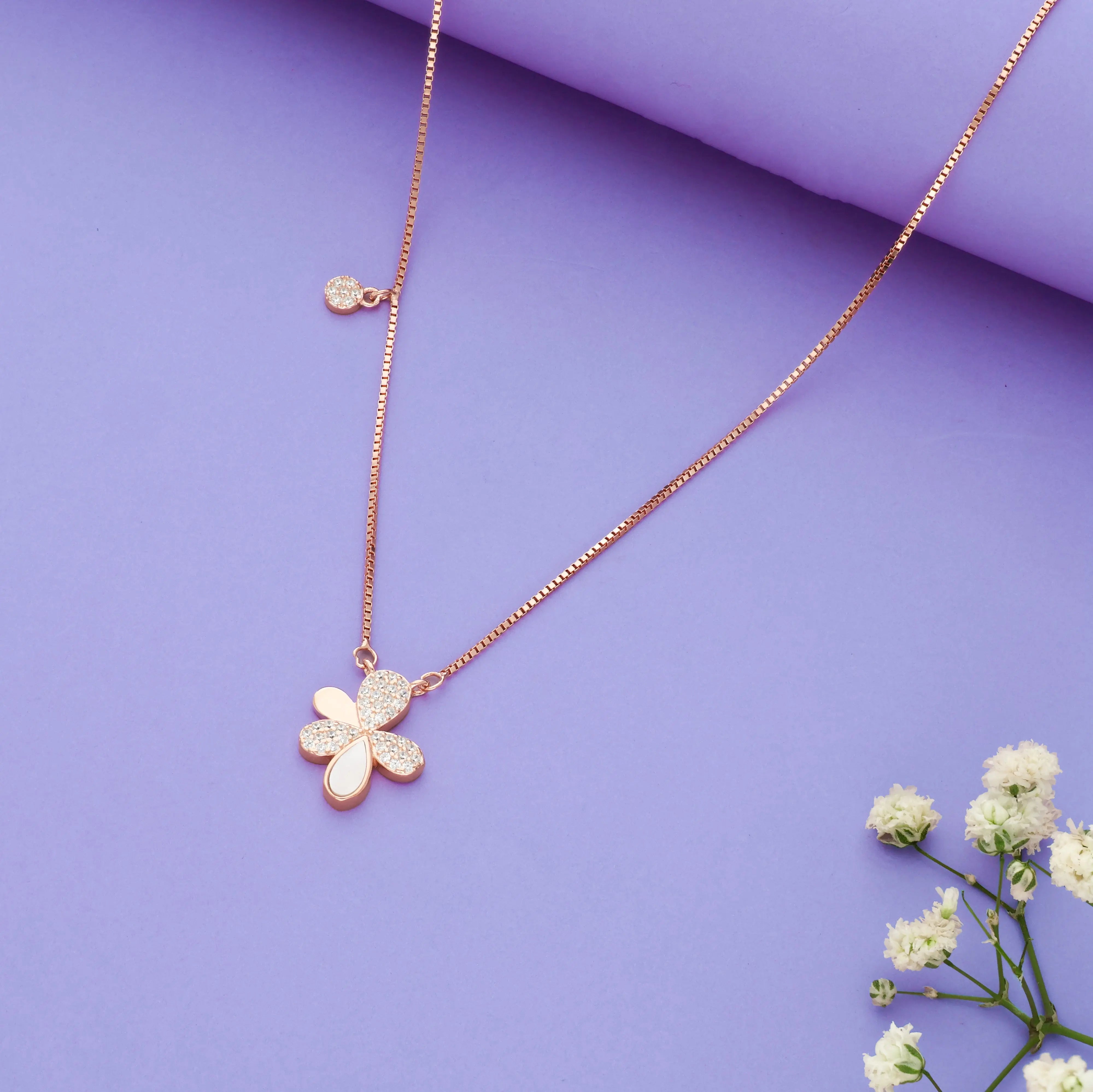 Party Bloom 925 Silver Necklace