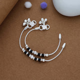 Petal Breeze Beads Traditional 925 Silver Kid Anklet(3-4 Yrs)