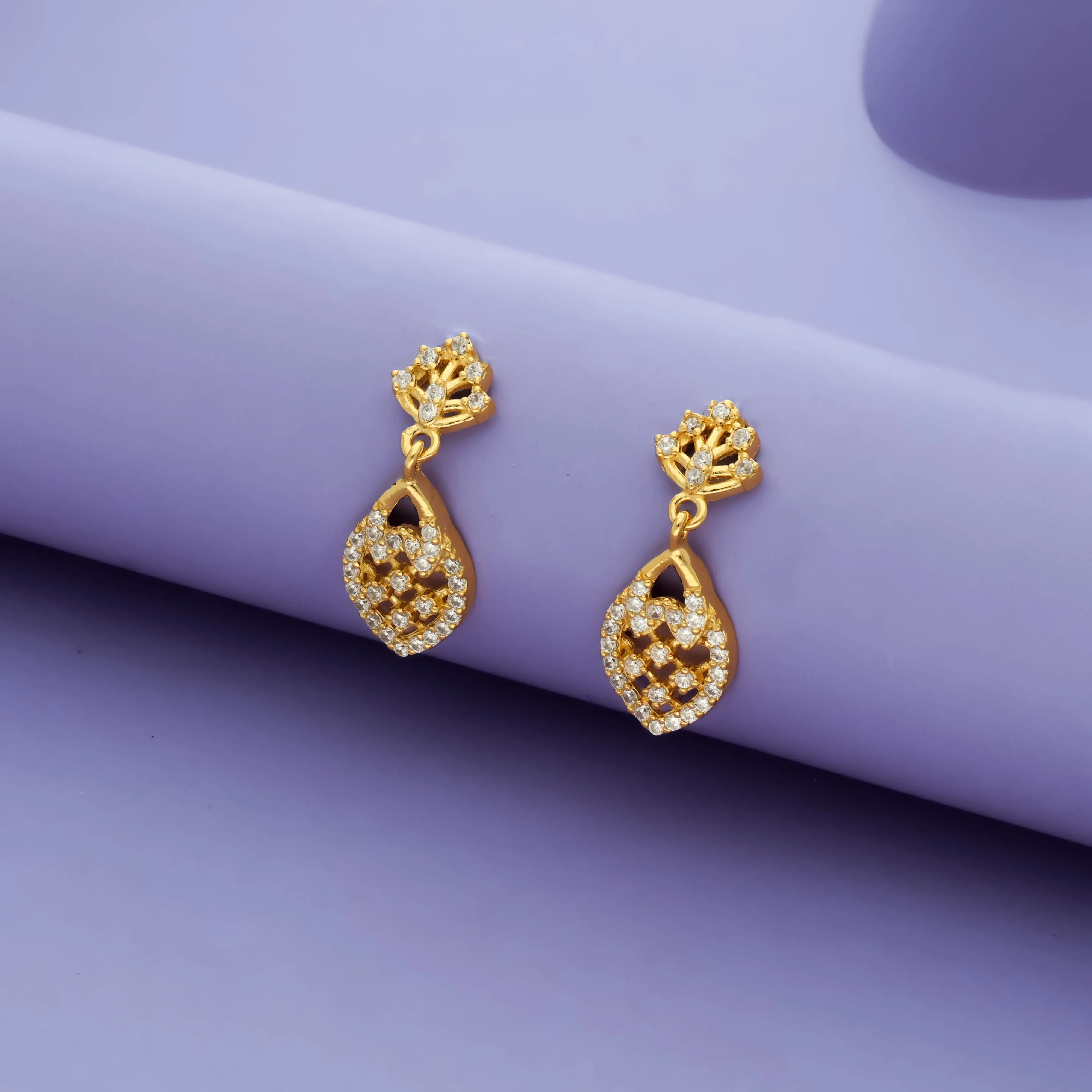 Petal Drops 925 Silver Earrings
