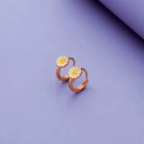 Petal Pop 925 Silver Kids Hoop Earrings