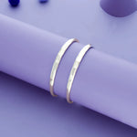 Plain 925 Sterling Silver Kids Bangle Set