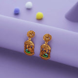 Pratishtha Traditional 925 Gold Polish Silver Earring